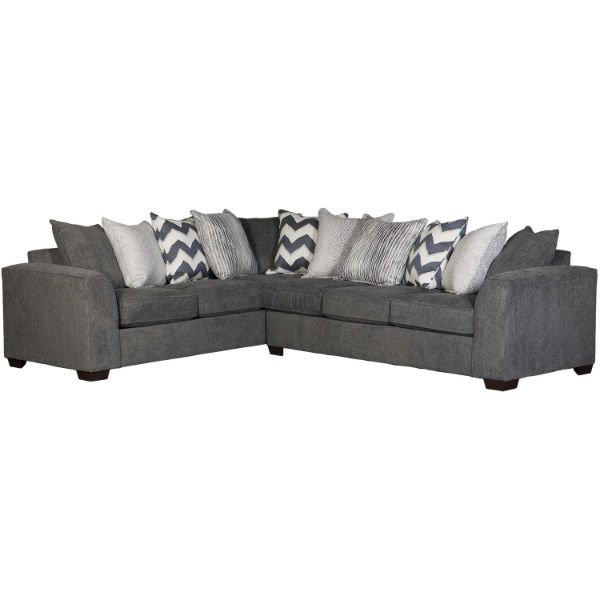 Picture of Lydia 2 Piece Sectional in Sterling Gray