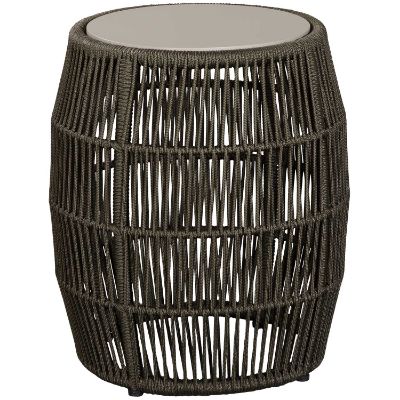 Picture of Opus Black Garden Rope End Table