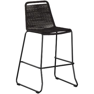 Picture of Shasta Black Rope Bar Stool