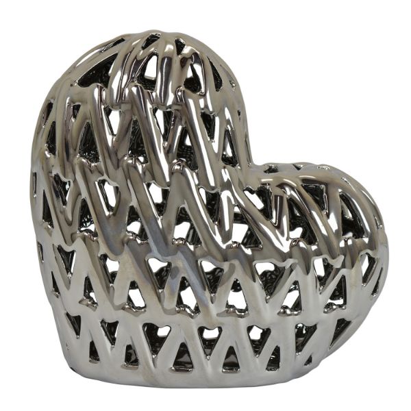 Picture of Heart Open Design Silver