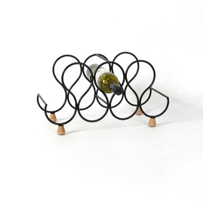 Picture of Metal Wine Rack On Small Feet