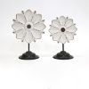 Picture of White Flower On Base Metal Large