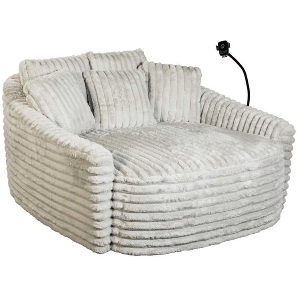 Picture of Presley Fog Gray Chaise