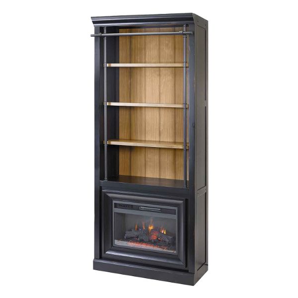 Picture of Toulouse 94 in. Bookcase with Fireplace