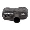 Picture of Metallic Triple Handle Vase Black