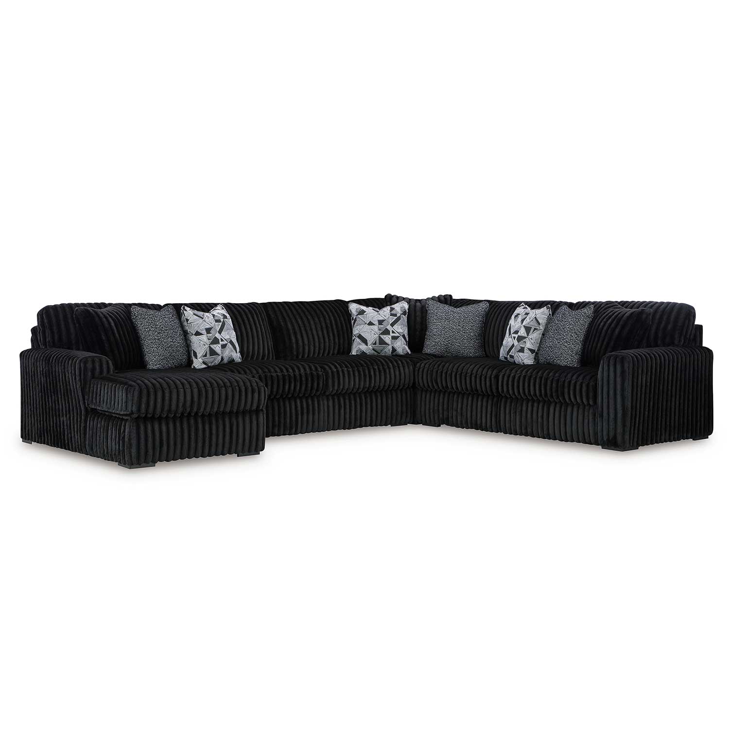 Onyx 4PC Sectional w/RAF Chaise
