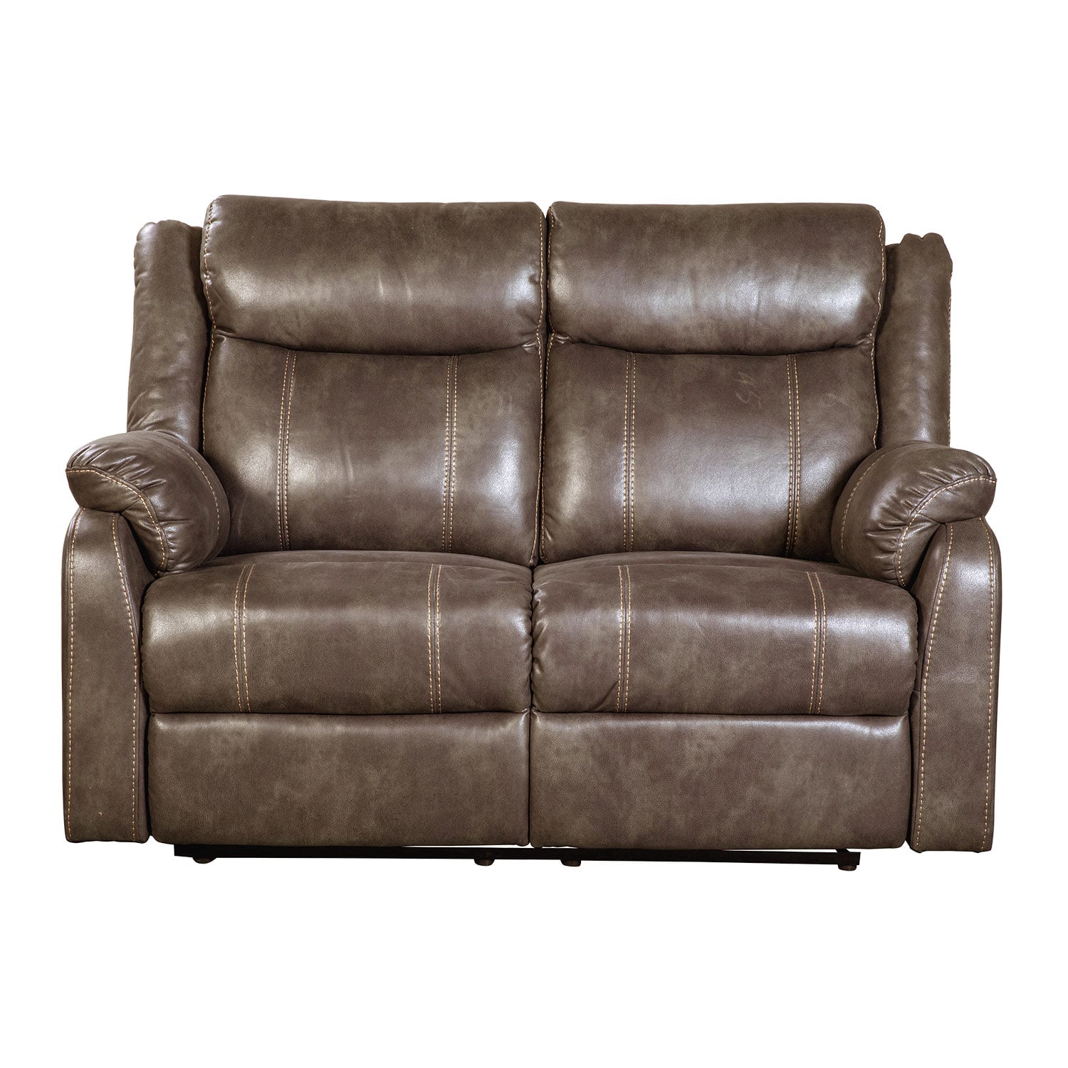 Clayton Brown Reclining Loveseat