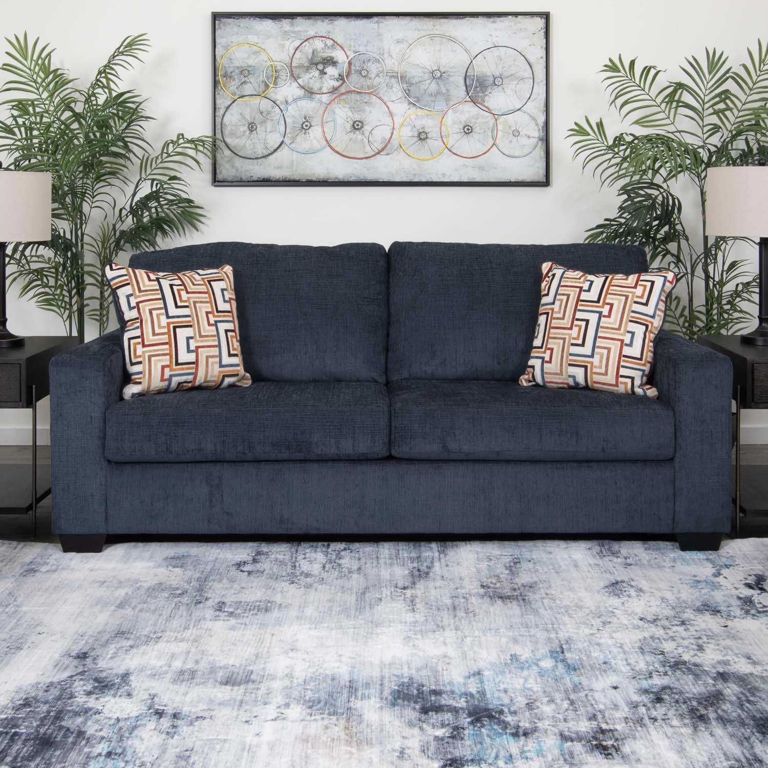 Aviemore Ink Queen Sleeper - Ashley Furniture | AFW.com