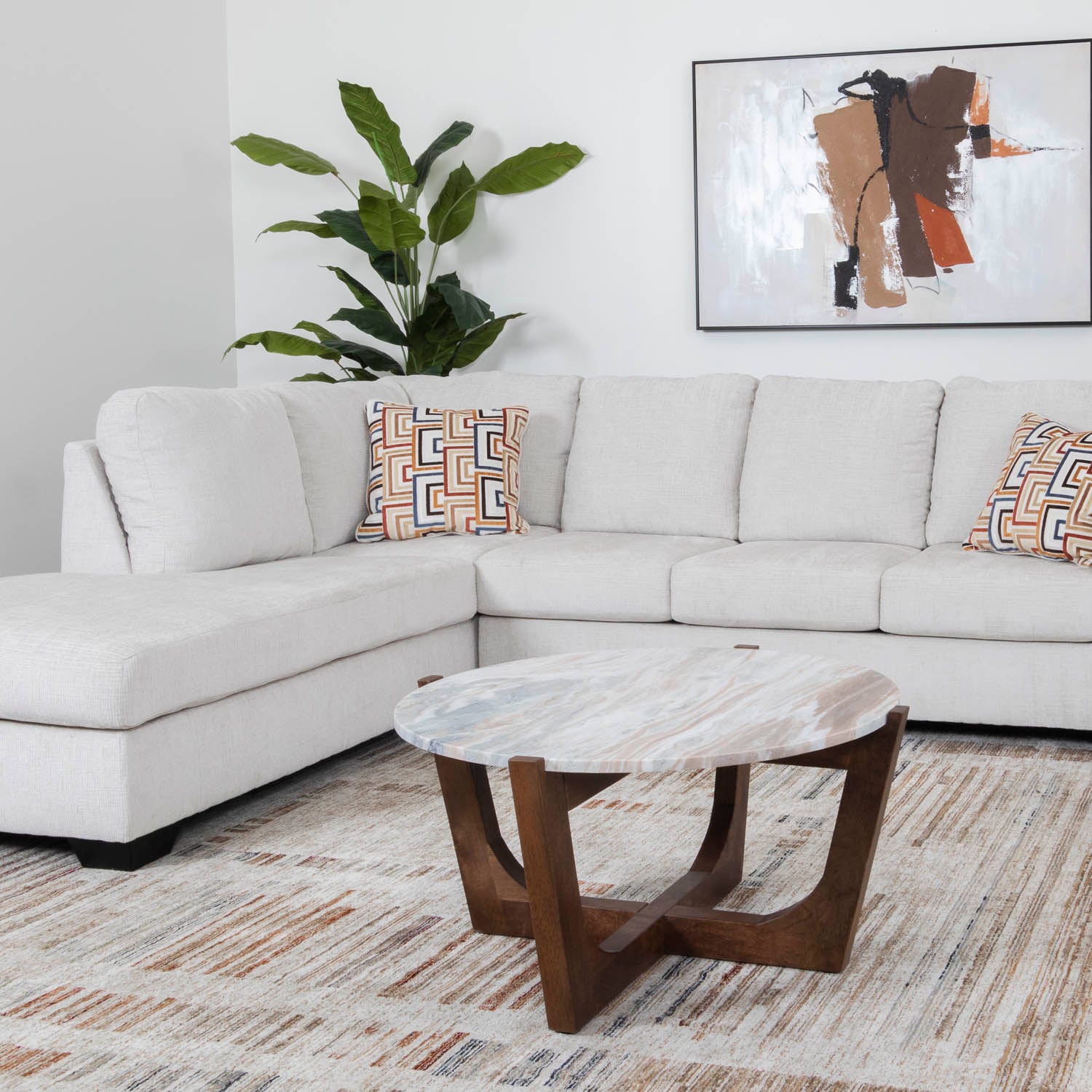 Stone 2 Piece Sectional with LAF Chaise - Ashley Furniture | AFW.com