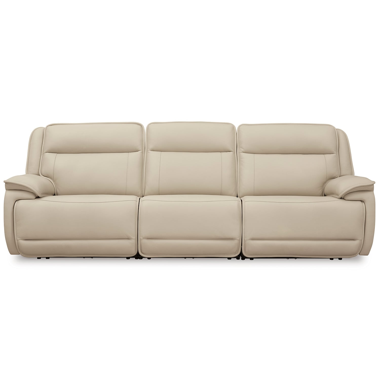 chubby 3 PC Leather Dual Power Zero Gravity Recline Sofa Sectional