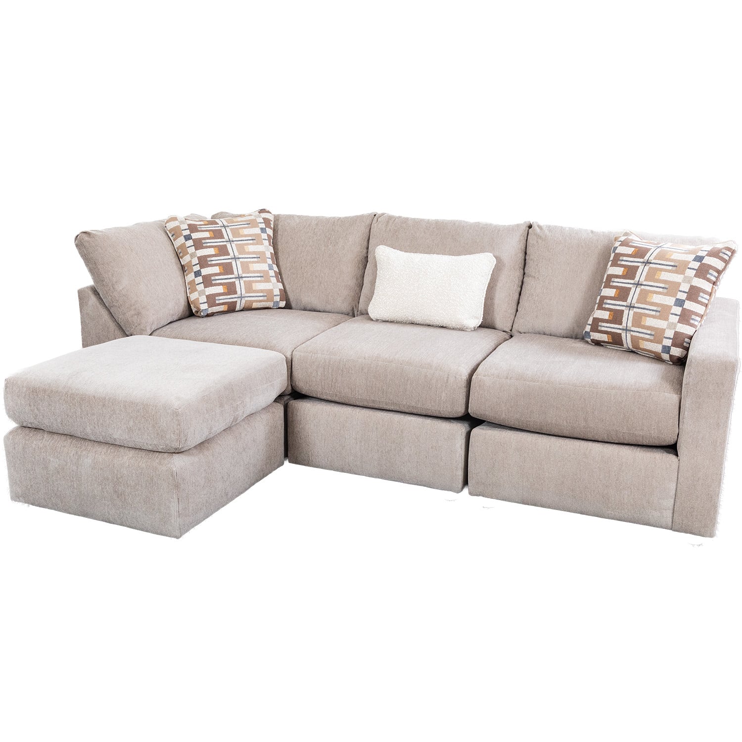 Notle 4PC Sectional with LAF Chair - Thumbnail 2