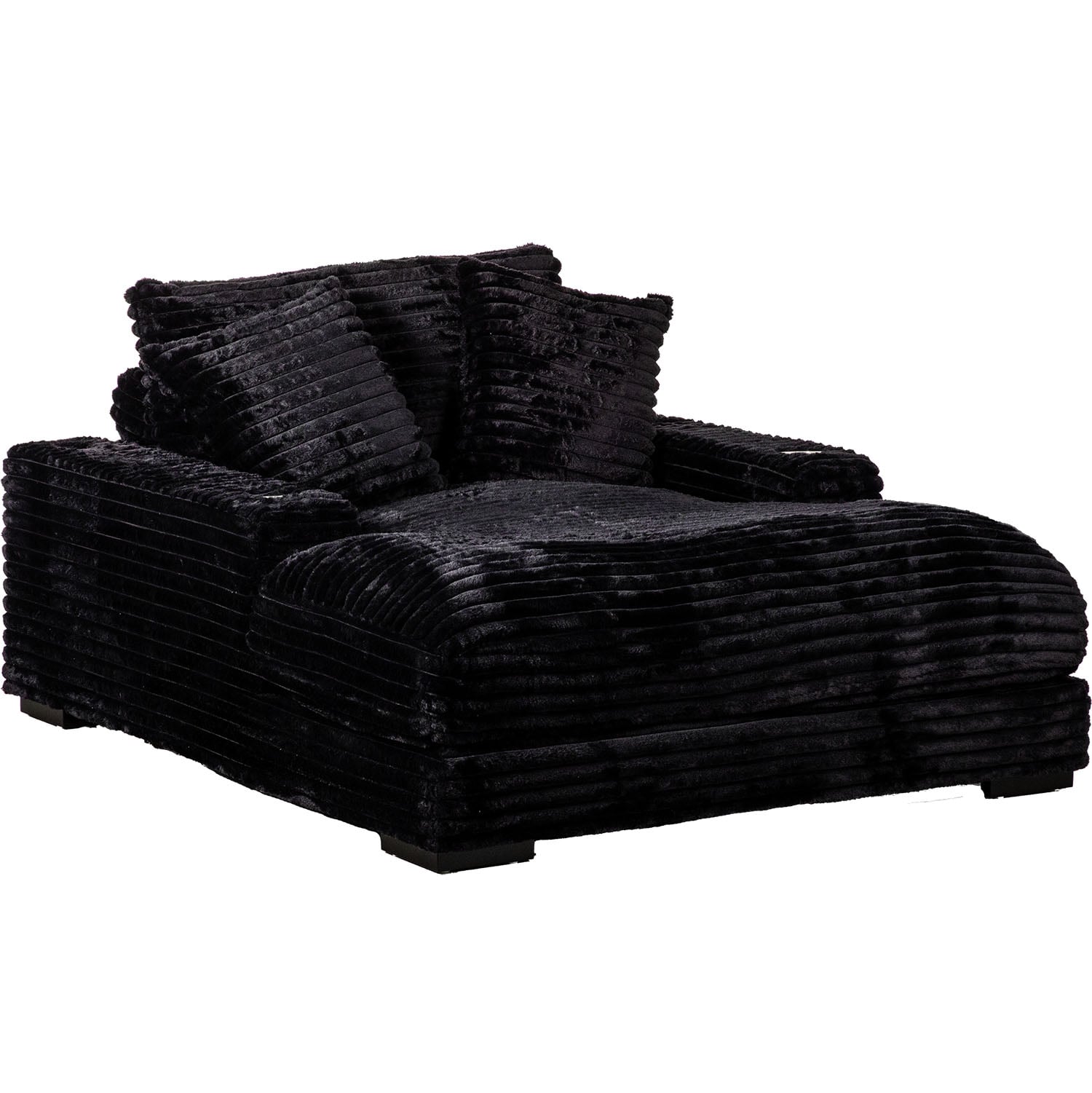 Midnight-Madness Oversized Chaise, Chocolate - Ashley Furniture