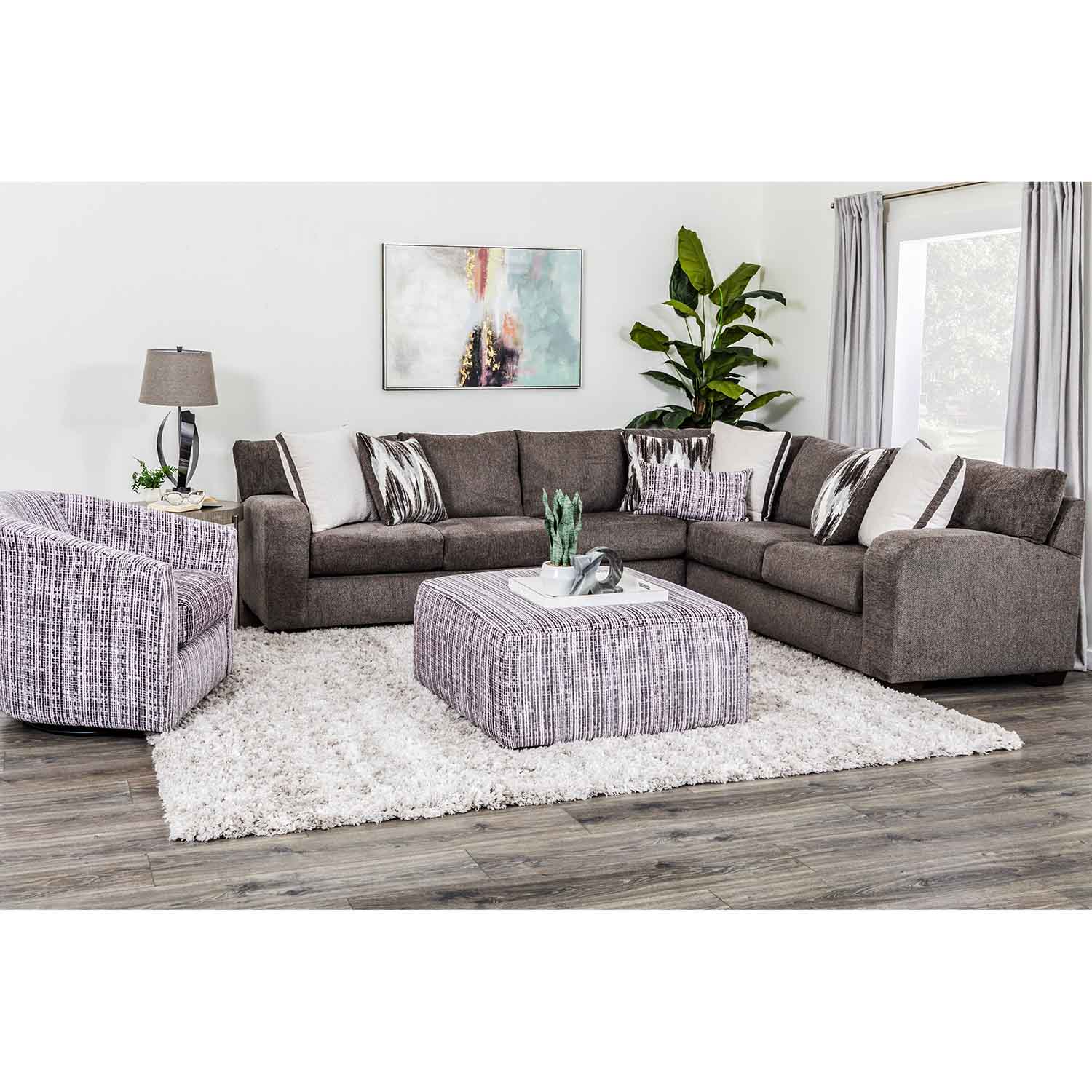 Davina 2PC Sectional - | AFW.com