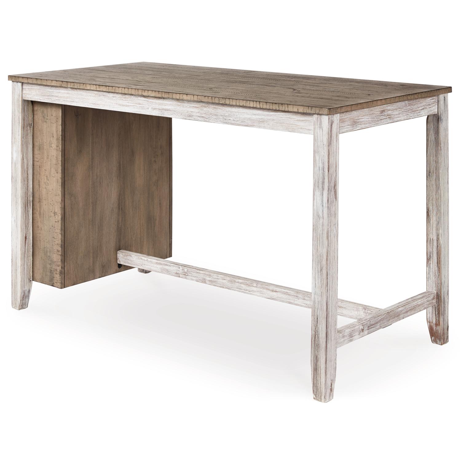 Skempton Counter Height Dining Table, White - Ashley Furniture