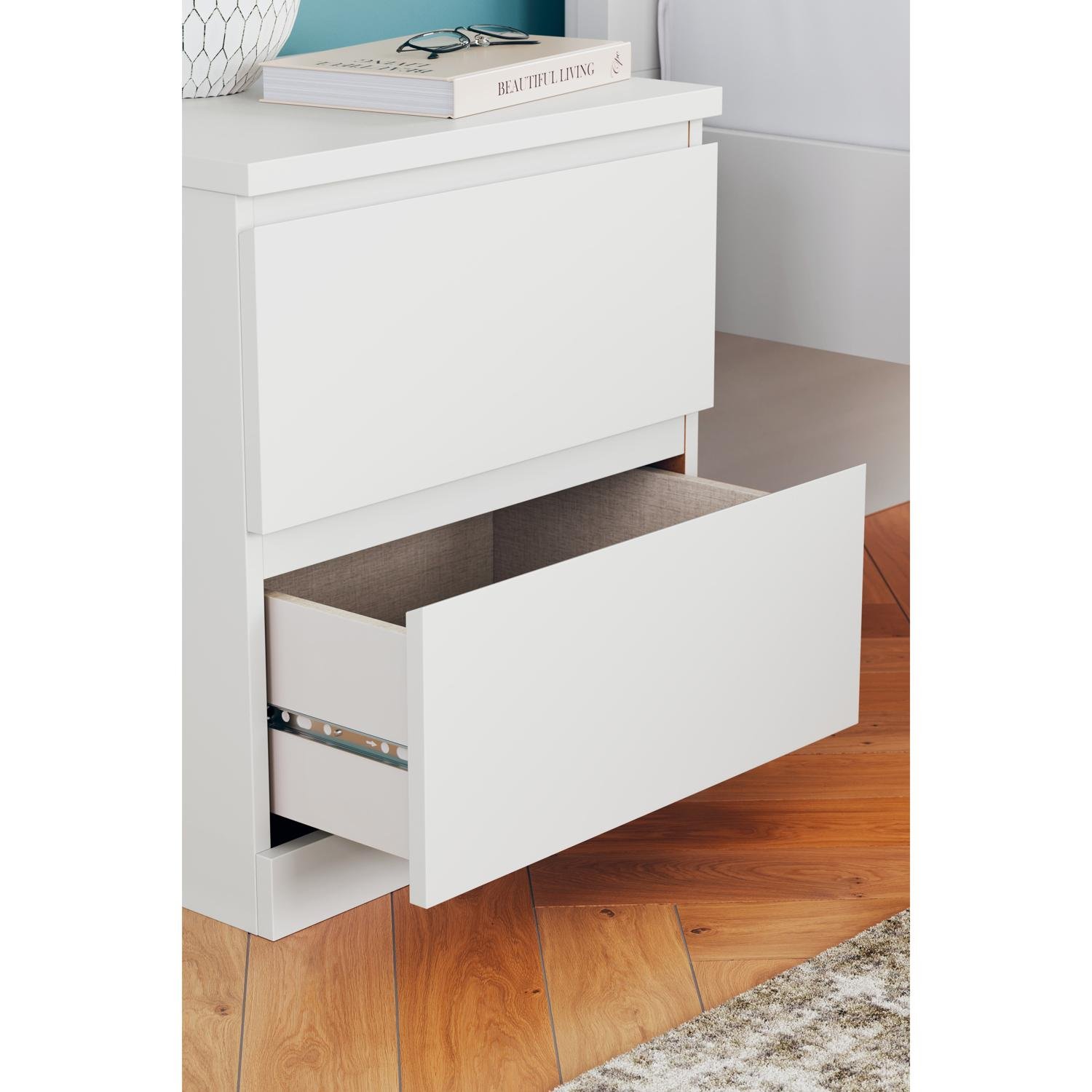 Onita Nightstand, White - Ashley Furniture | AFW.com