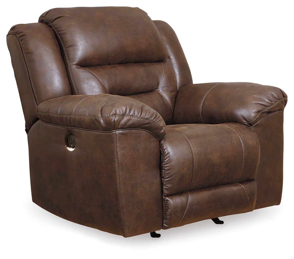 Axiom Walnut All-Leather Chair 0BB-420C | Ashley Furniture | AFW.com