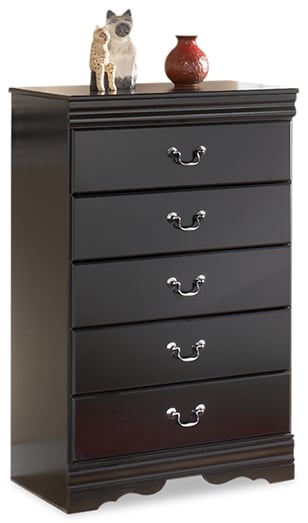 Huey Vineyard Black Chest of Drawers - Ashley Furniture | AFW.com