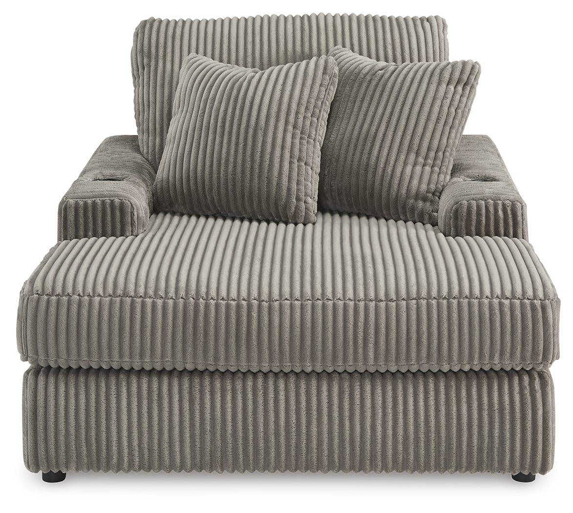 Lindyn Chaise, Fog - Ashley Furniture | AFW.com