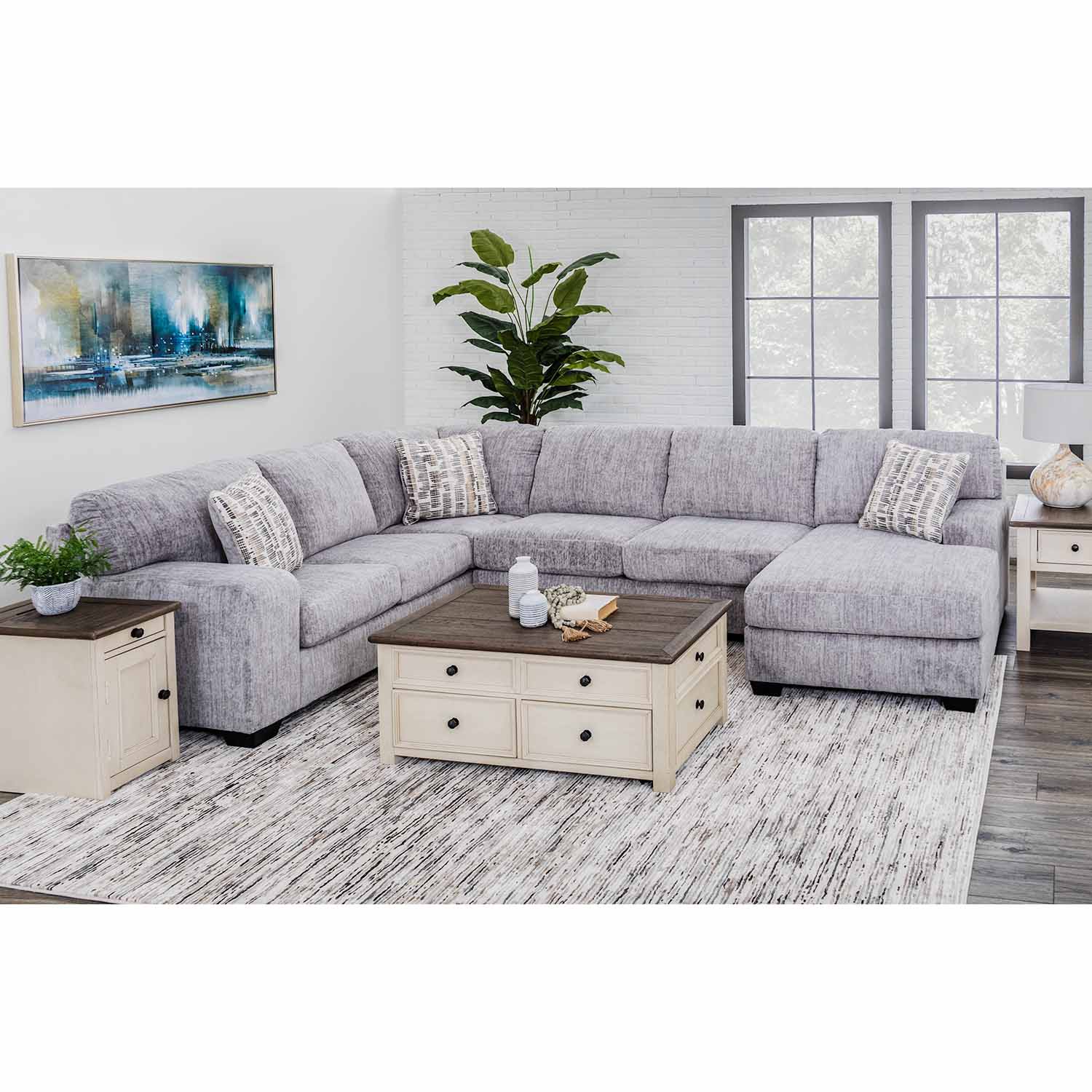ALPHA THREE SUEセット アルファースリースエ Winstead Pike 3 Piece Sectional - Ashley Furniture | AFW.com