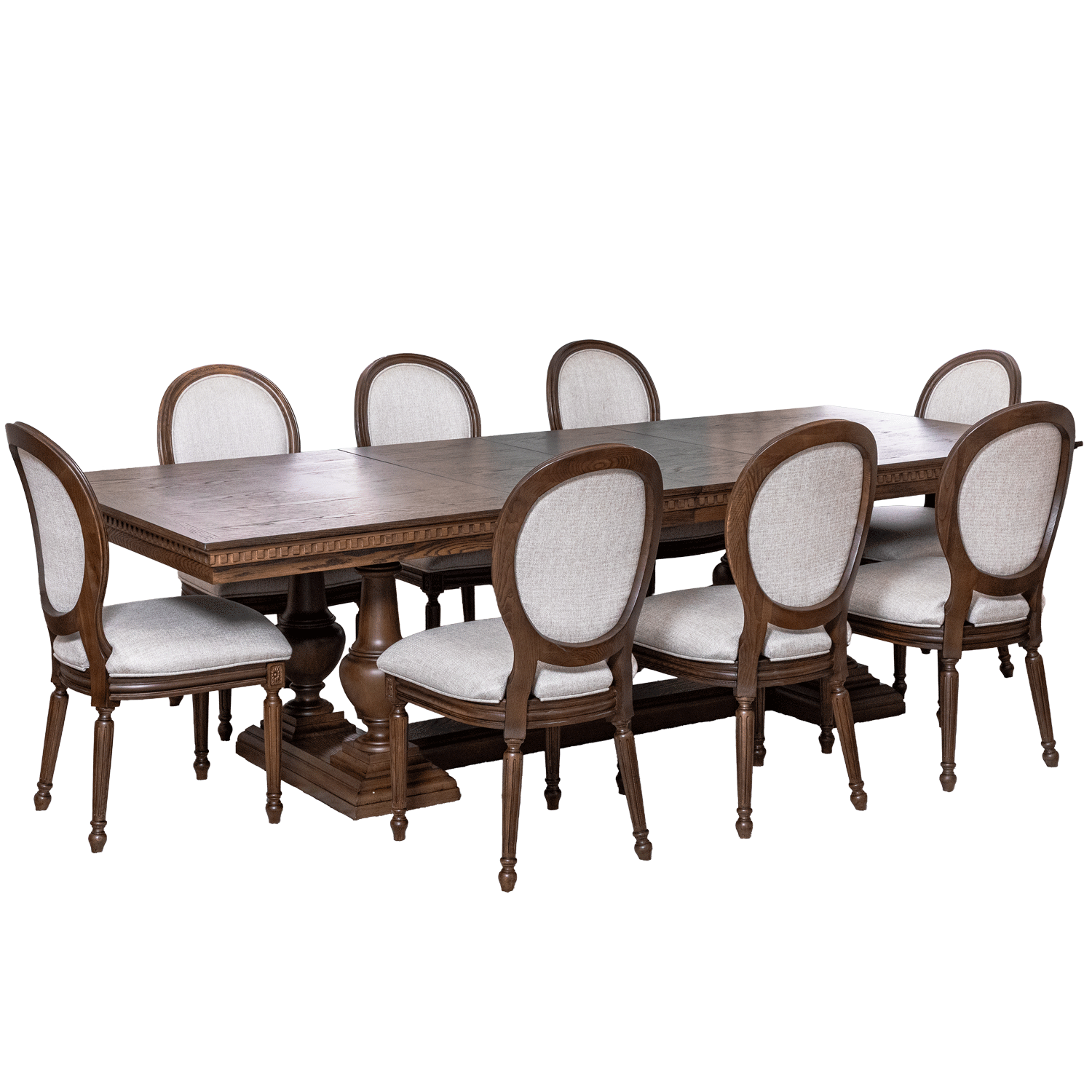 Morgan Dining 9 Piece Arm Chair Set