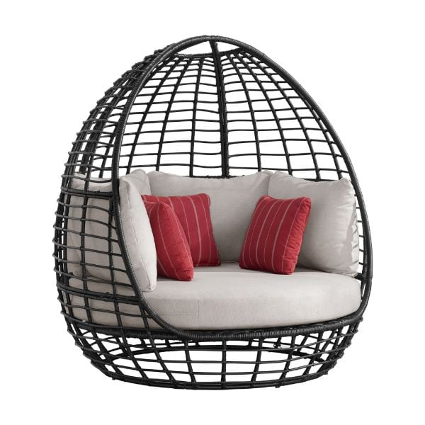 PlayaTwinEggChairInBlackAndOlefinBeigeWith3Pillows_Angle.jpg