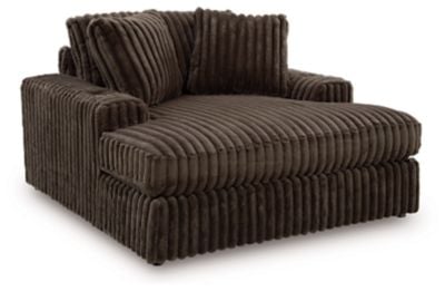 Midnight-Madness 2pc Sofa with Chaise, Chocolate - Ashley