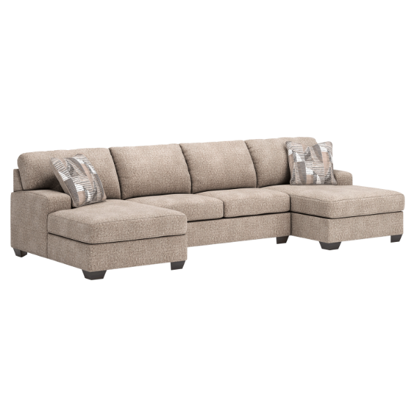 Seyler 3 Piece Double Chaise Sectional