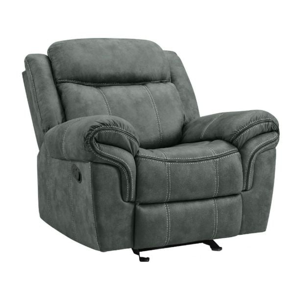Sorrento Gray Glider Recliner - Thumbnail 2