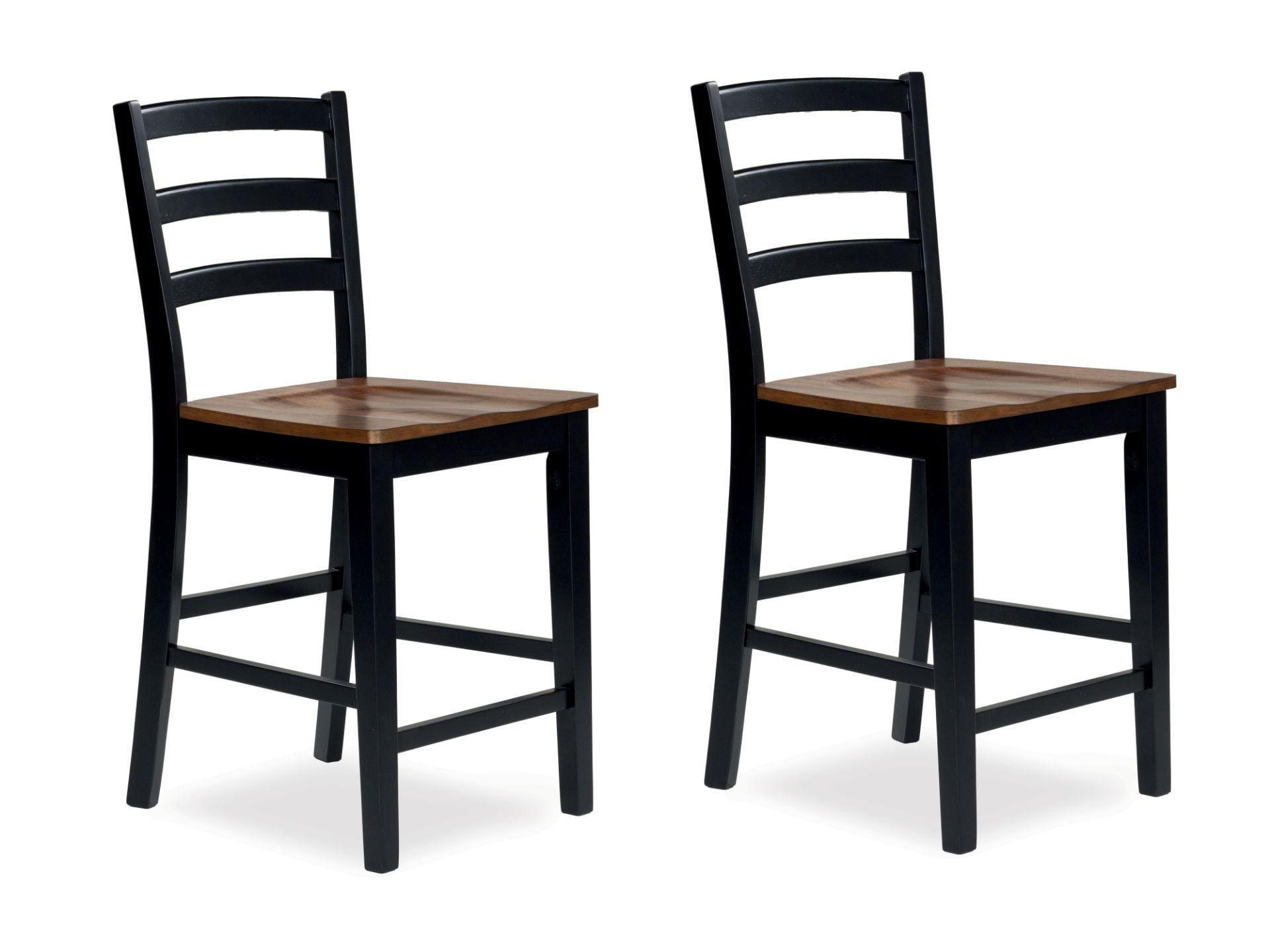 Wildenauer Black Counter Height Barstool 2 Pack