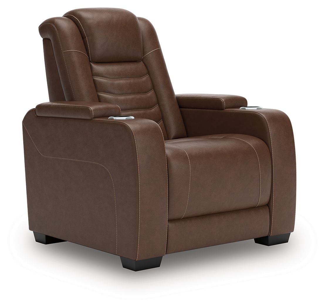 激レア アングラ Brother Most - Mood & Intensity Midnight-Madness Oversized Chair, Chocolate - Ashley Furniture