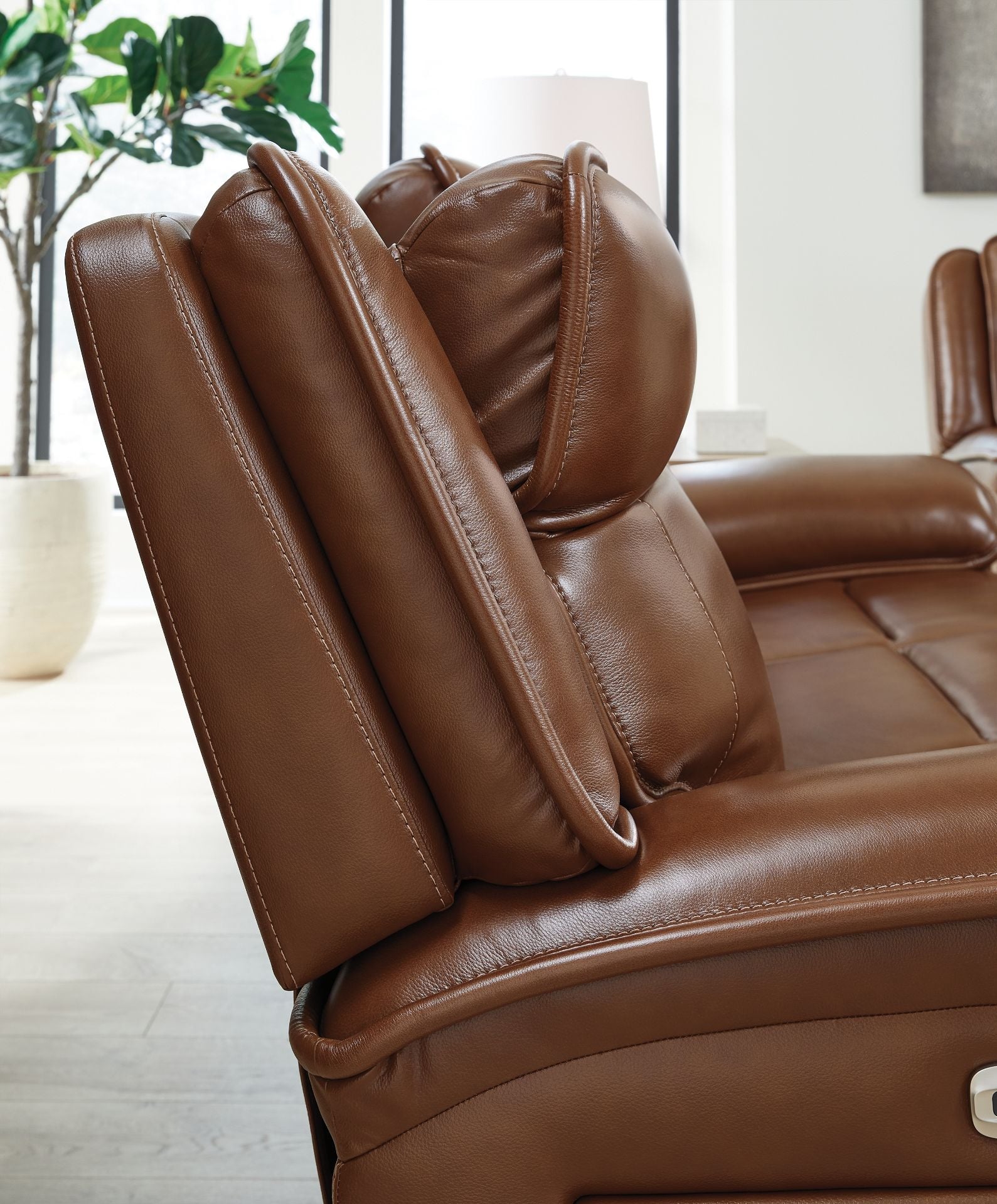Healy Pier Brown Power Reclining Sofa - Ashley Furniture | AFW.com