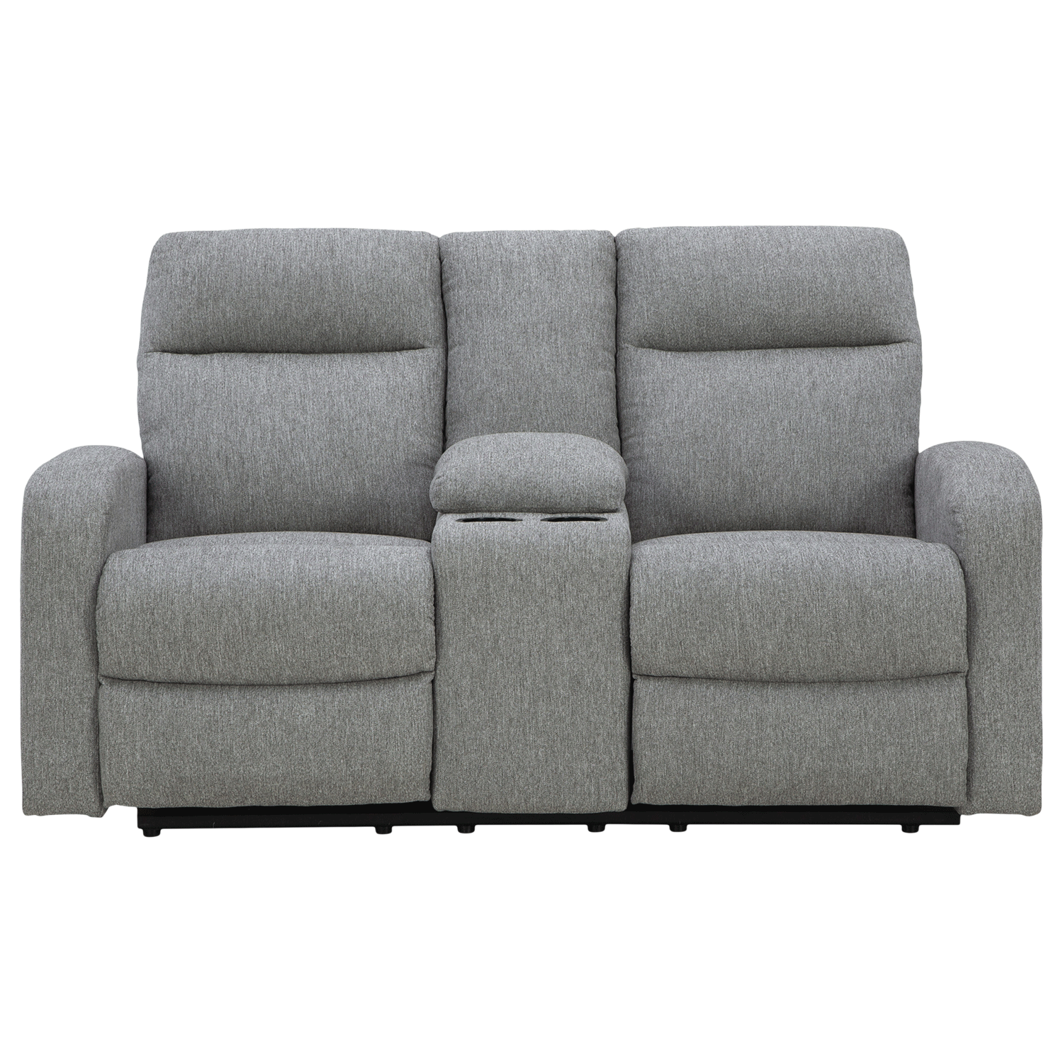 familiar × ajew Nex Gen Gray Triple Power Zero Gravity Recline Console Loveseat
