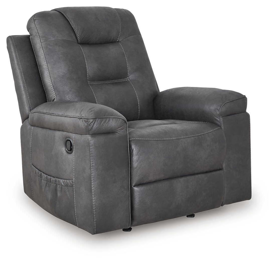 Nex Gen Gray Dual Power Zero Gravity Recliner - Ashley Furniture