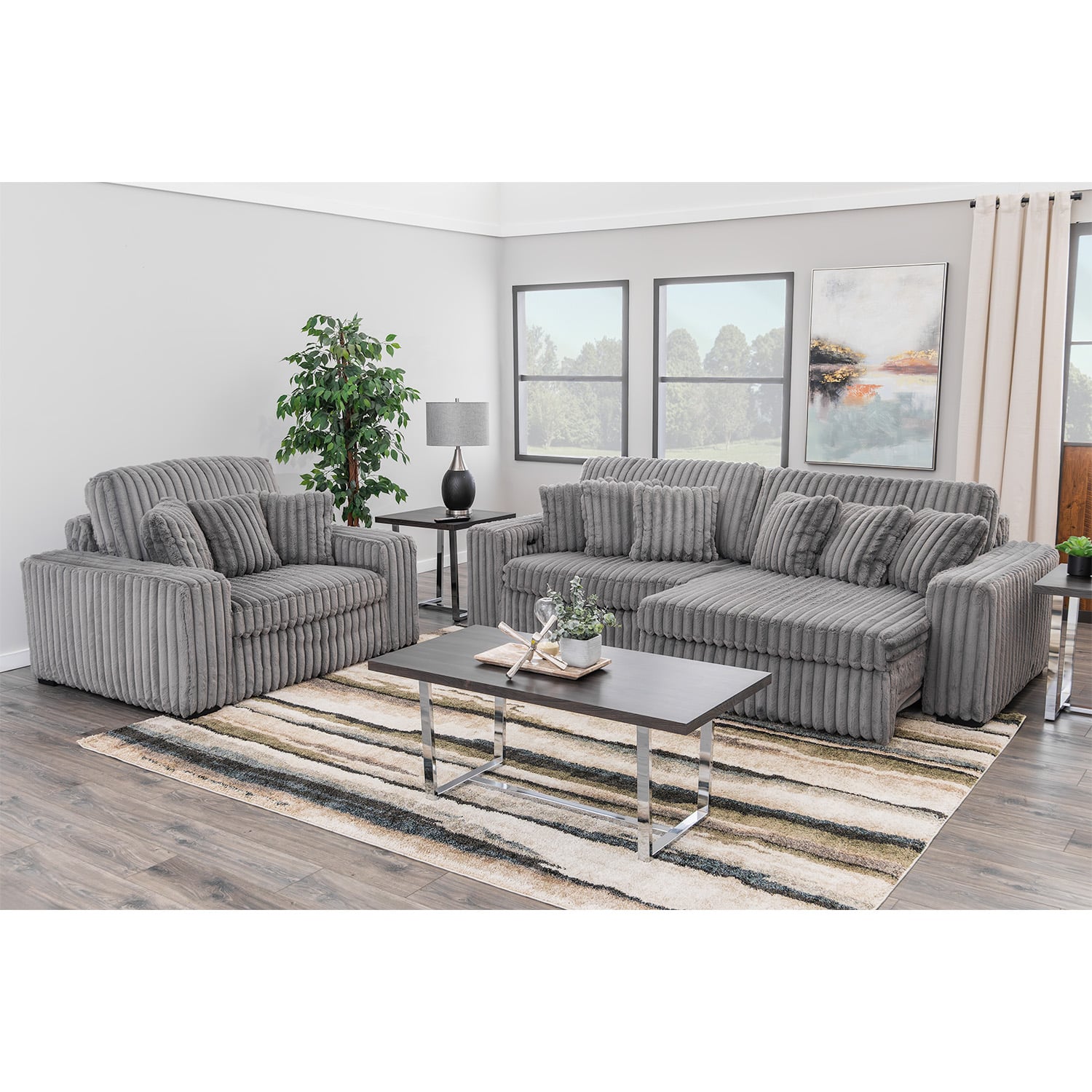 Skim 2PC Power Slider Sectional | 80386LAF/RAF | | AFW.com