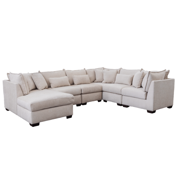 Haven 7 Piece Sectional with LAF Chaise - Thumbnail 2