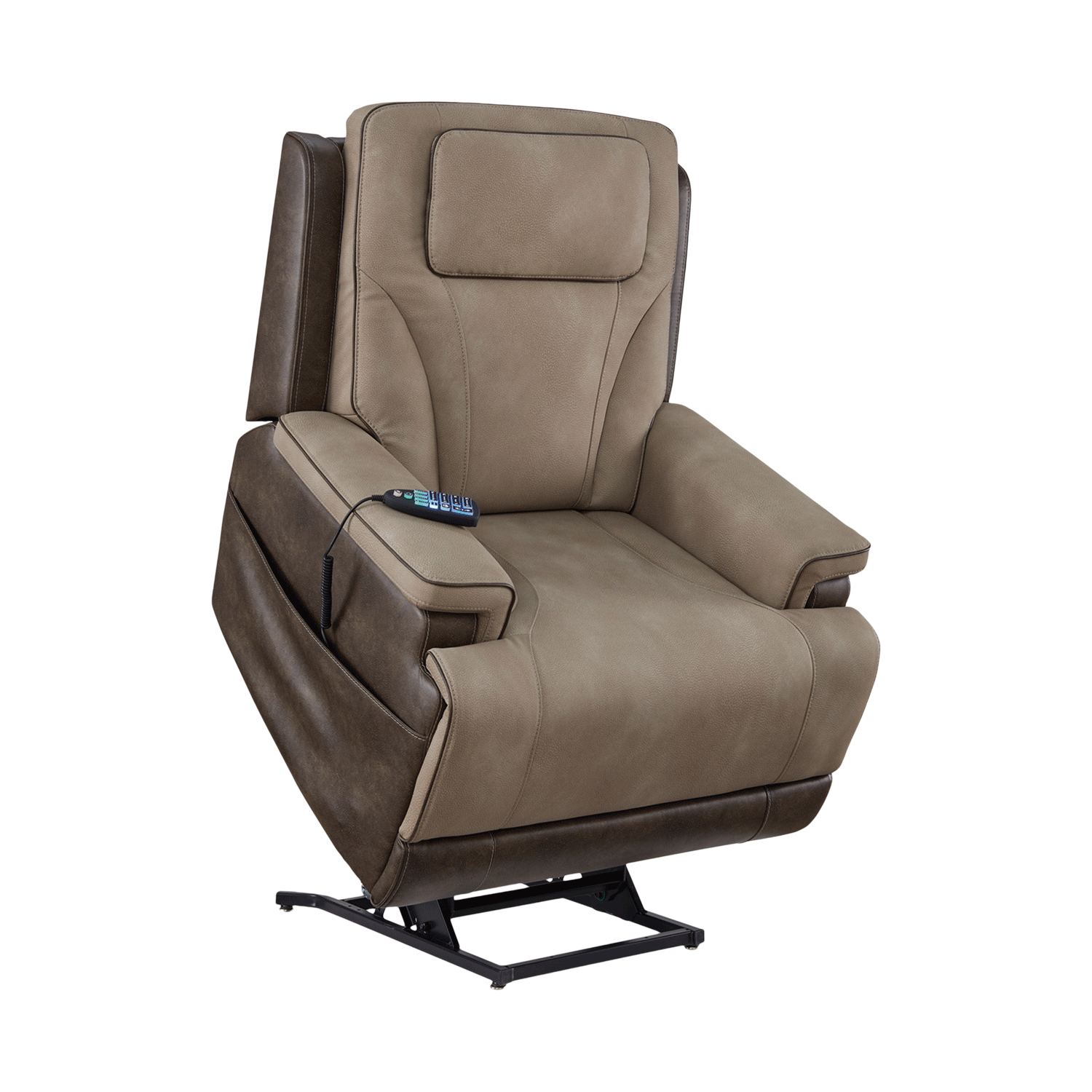 Next-Gen Durapella Beige Power Lift Recliner - Ashley Furniture