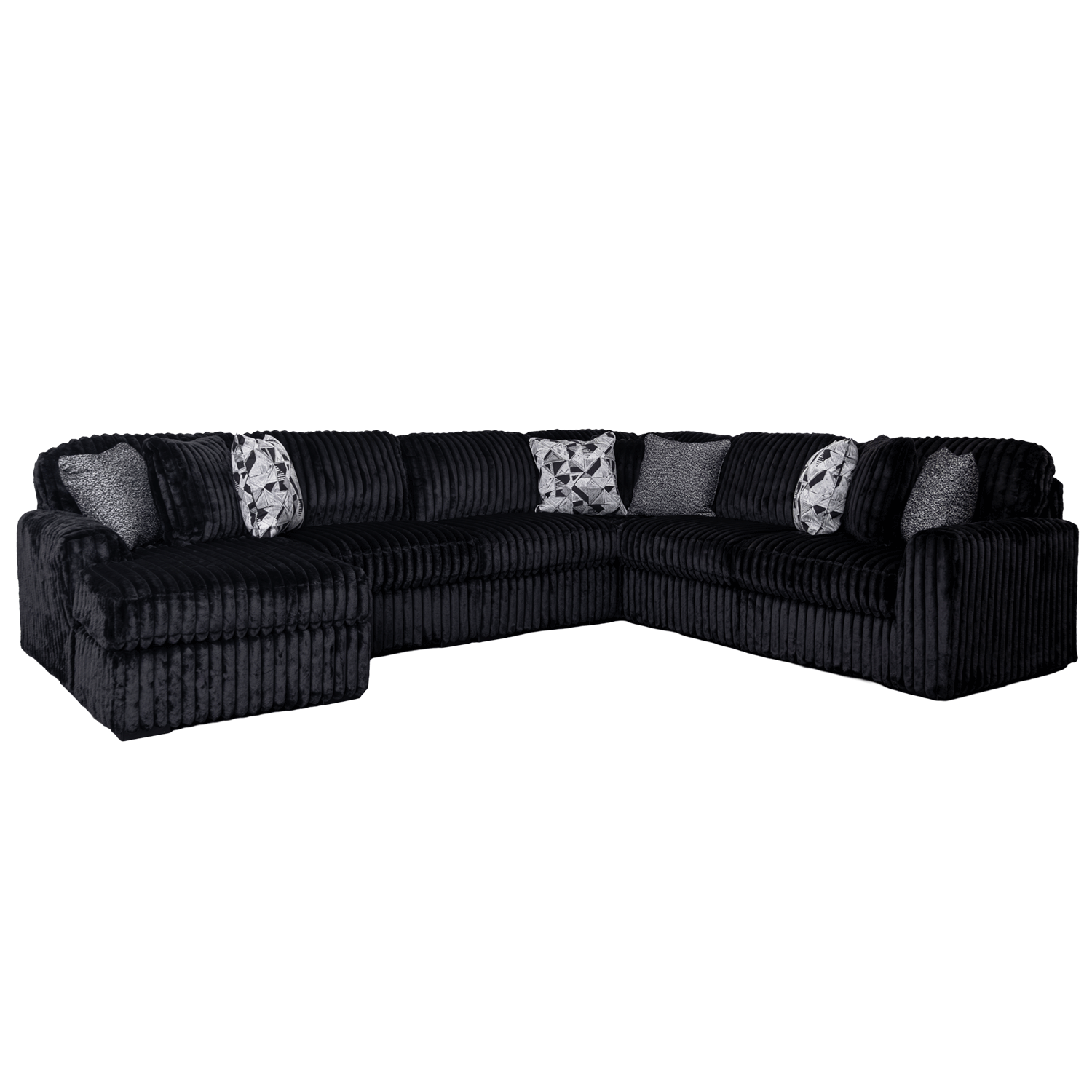 Onyx 6PC with RAF Chaise Sectional