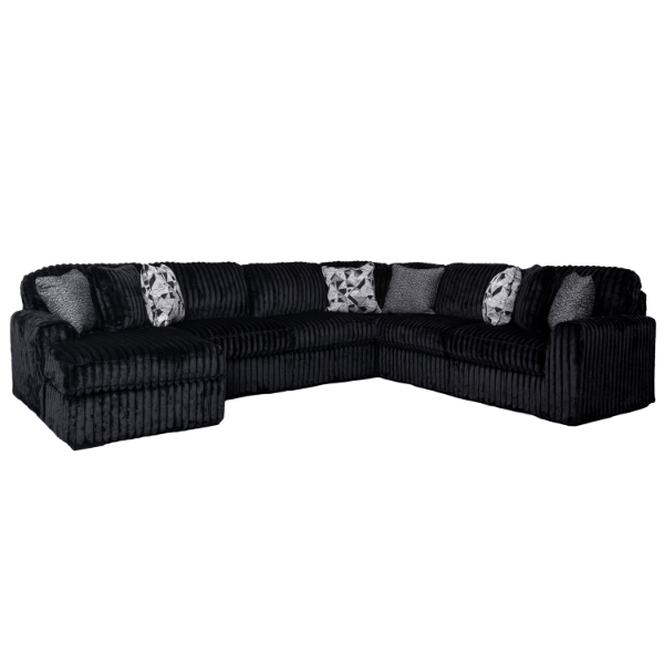 Onyx 6PC with RAF Chaise Sectional - Thumbnail 2