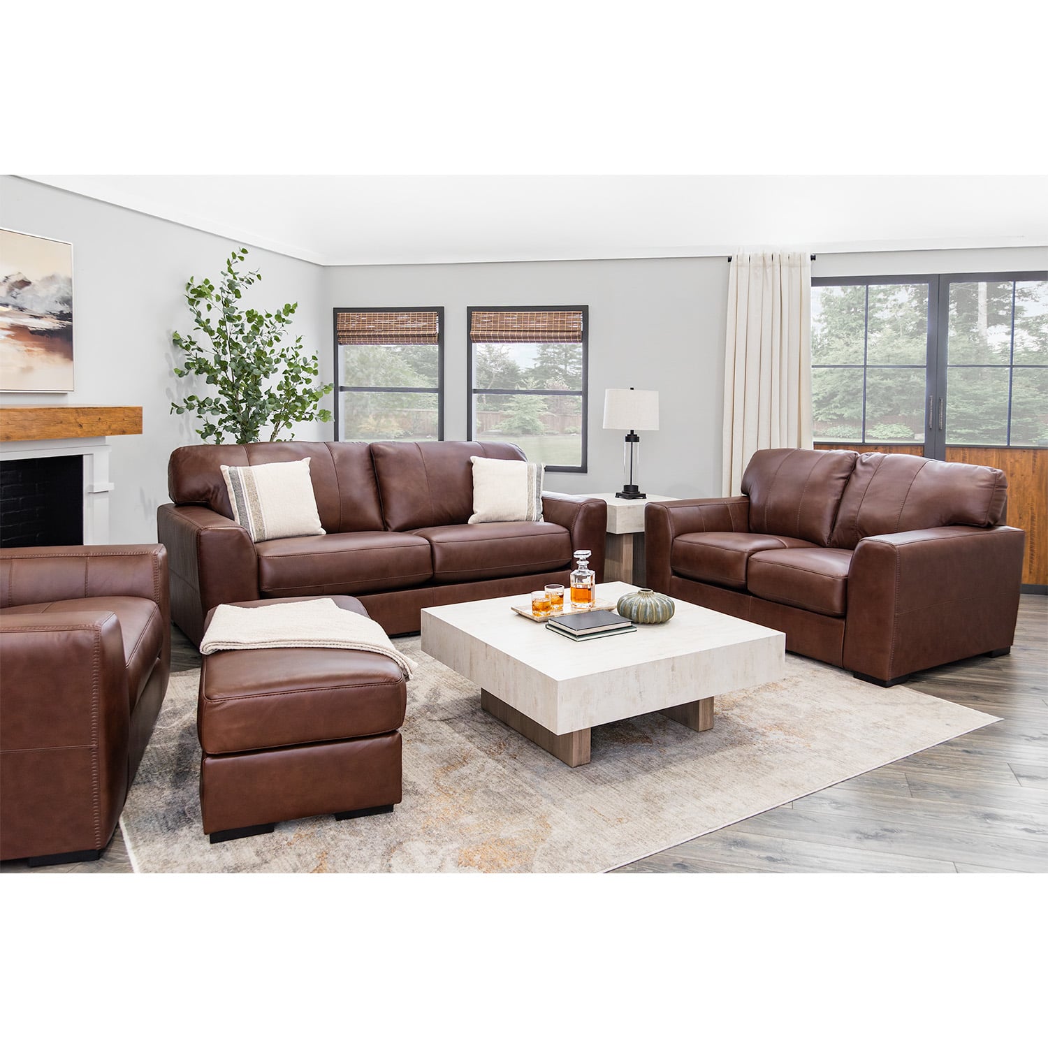 roughlow ラフロウ　HIGH WAIST WIDESALOPETTE Brogliano Leather Loveseat - Ashley Furniture | AFW.com