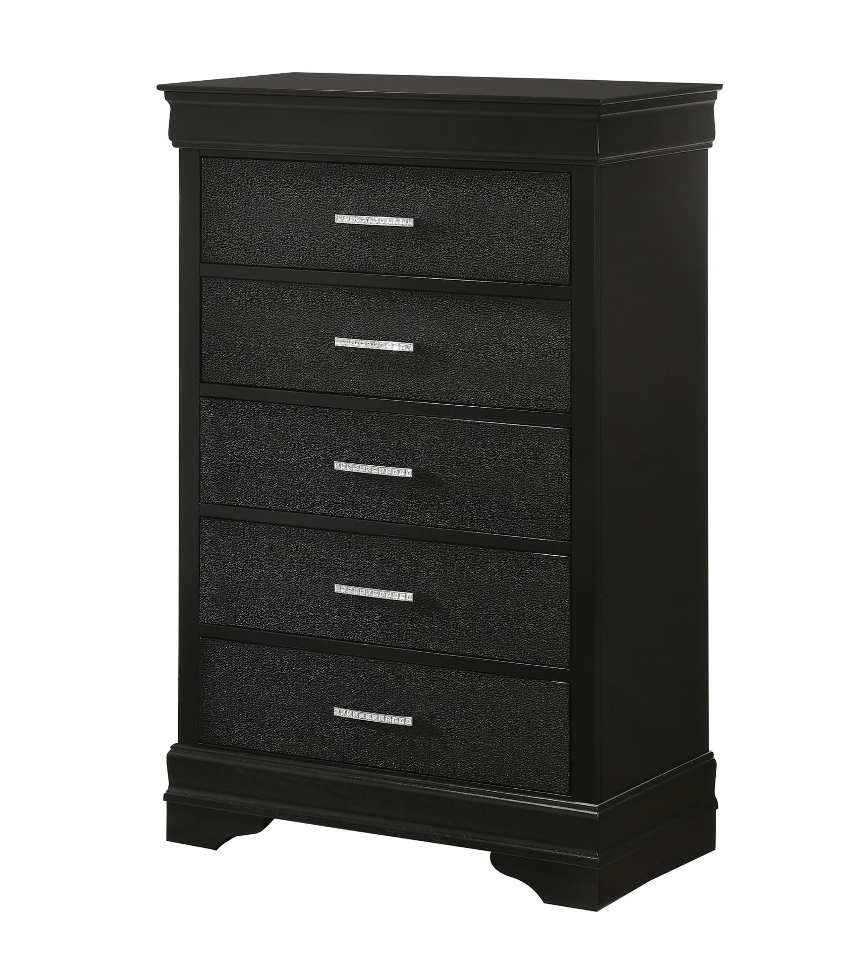 Black 5 Drawer Chest Z-195-05 Kith Furniture 195-05 | AFW.com