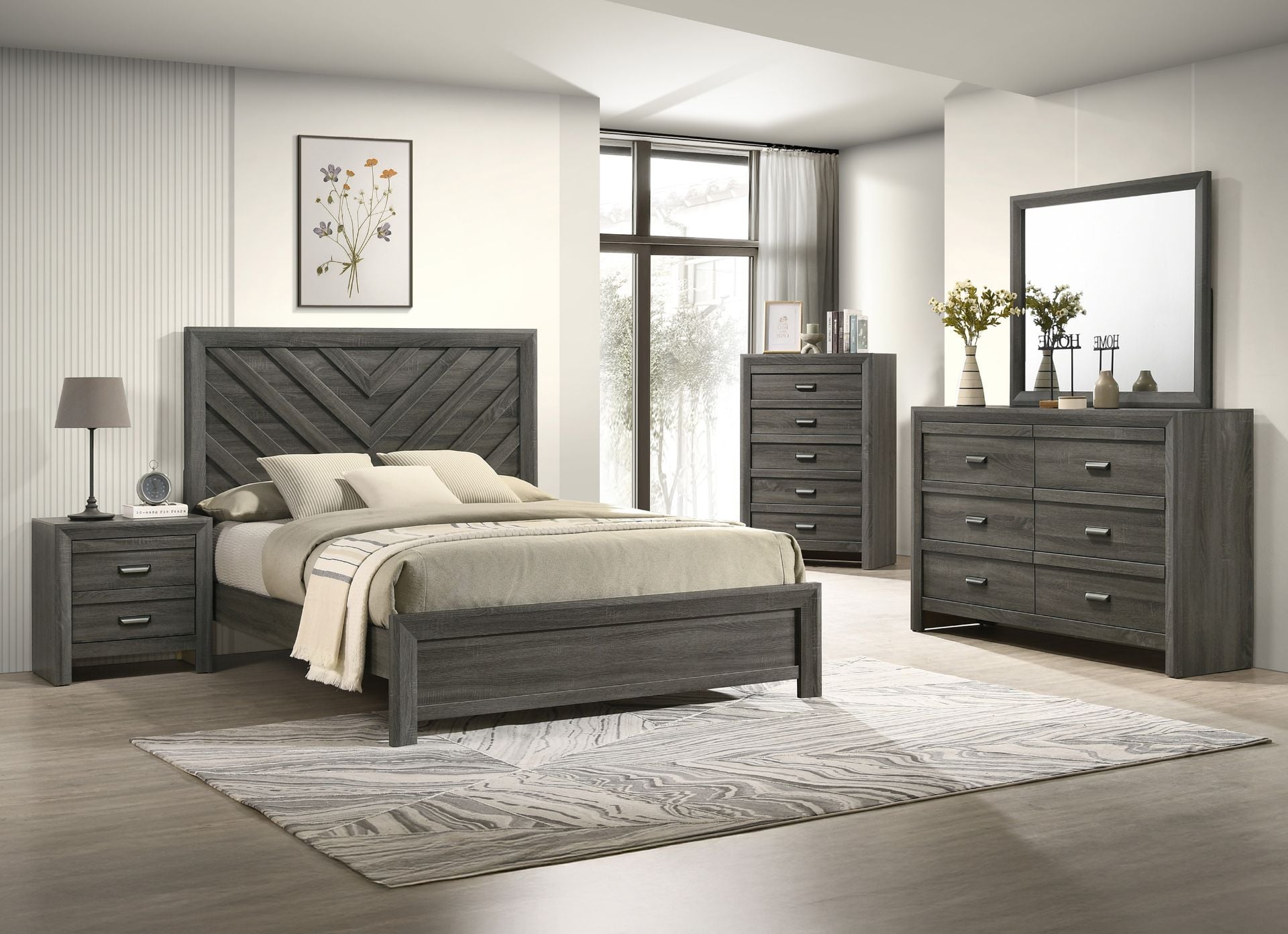 Valor Gray Dresser | B9335-1 | Crown Mark | AFW.com