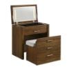 MalibuDressingTableinWalnut_Angle_TopOpen_LEDLightOn_StoolOpenDrawerClosed.jpg