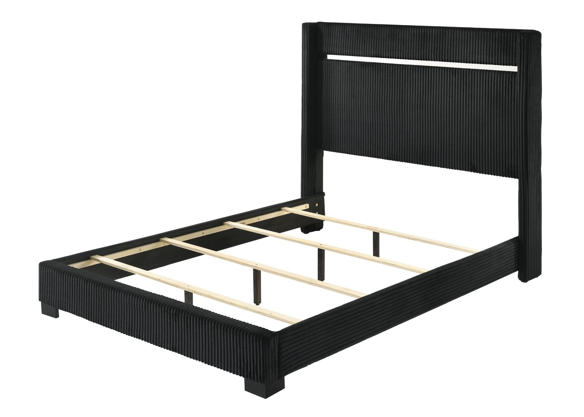 Gennro Black King Bed | B9295K | Crown Mark | AFW.com
