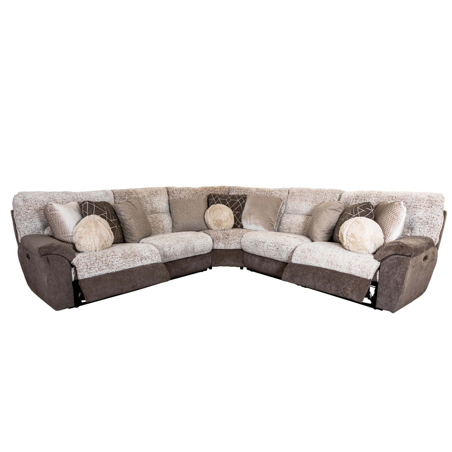 Rendezvous 5PC Dual Power Recline Sectional - Jackson Furniture