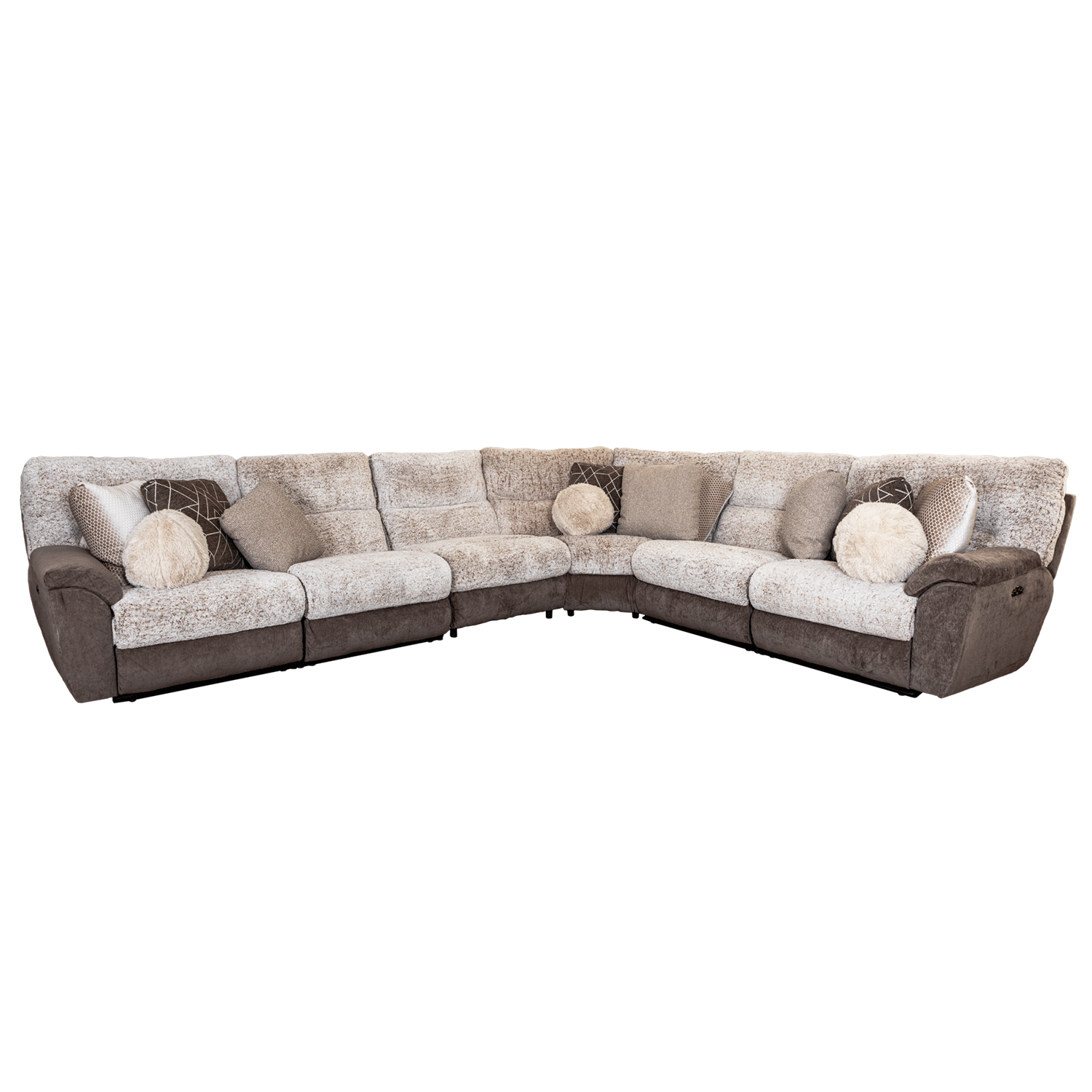 Rendezvous 5PC Dual Power Recline Sectional - Jackson Furniture