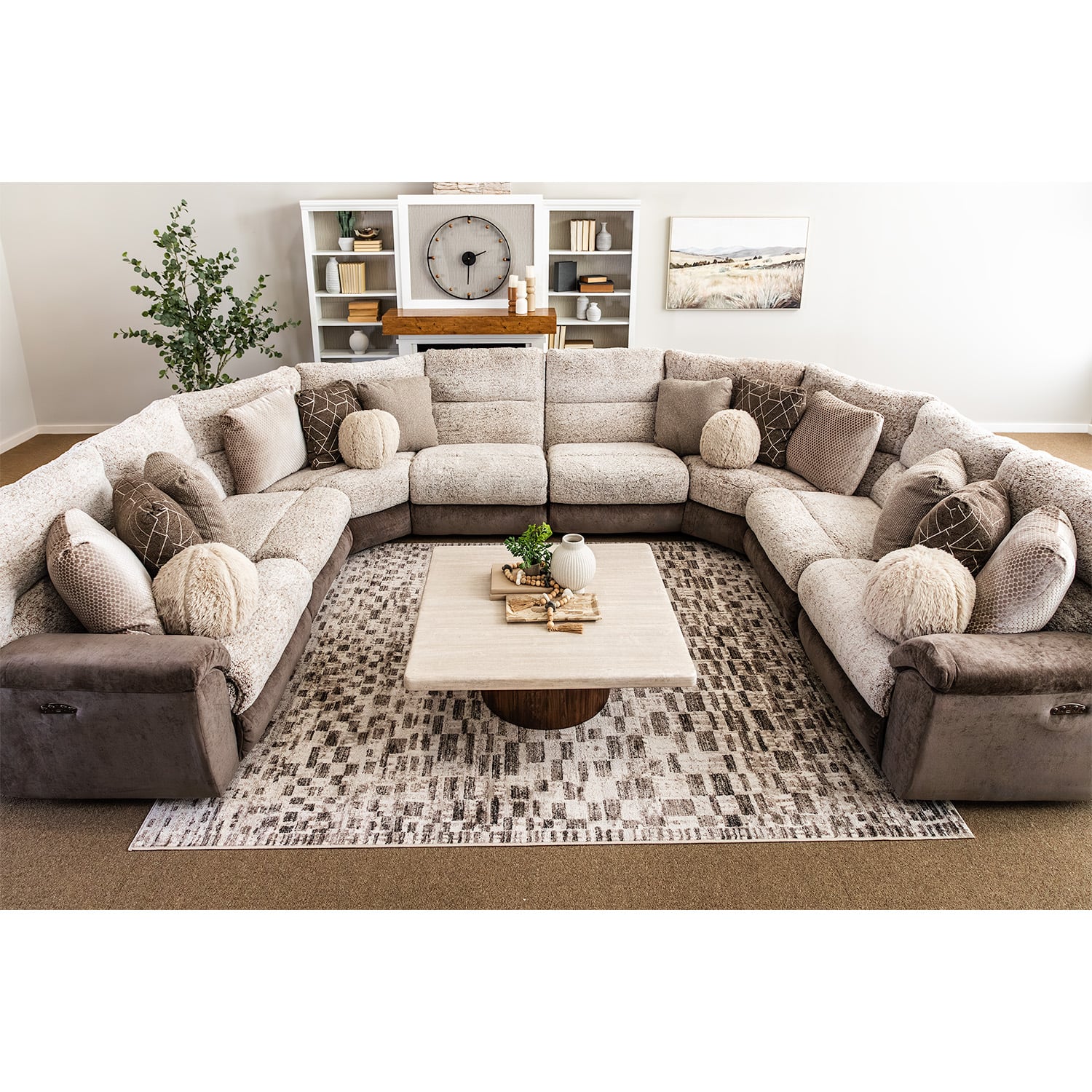 Rendezvous 8PC Dual Power Recline Sectional - Jackson Furniture