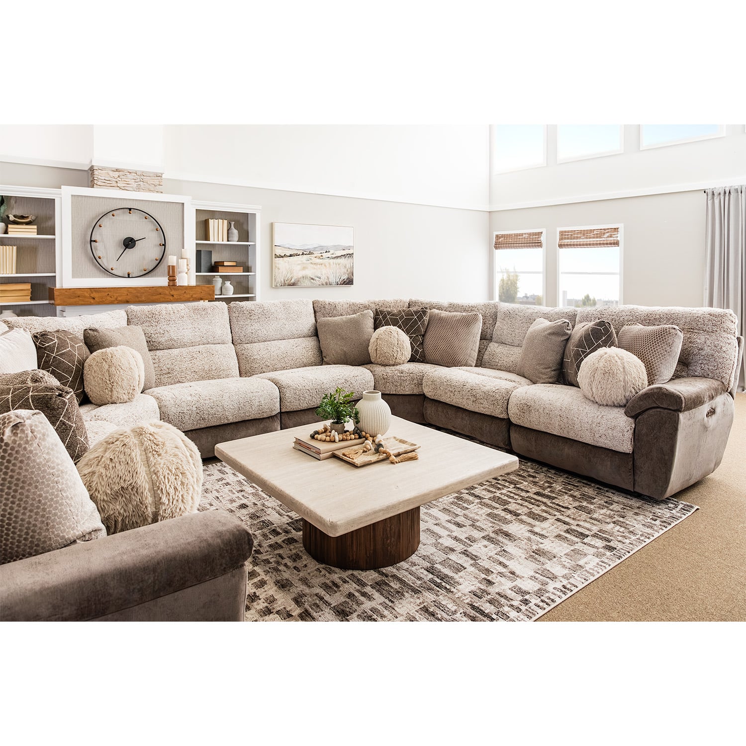 Rendezvous 8PC Dual Power Recline Sectional - Jackson Furniture