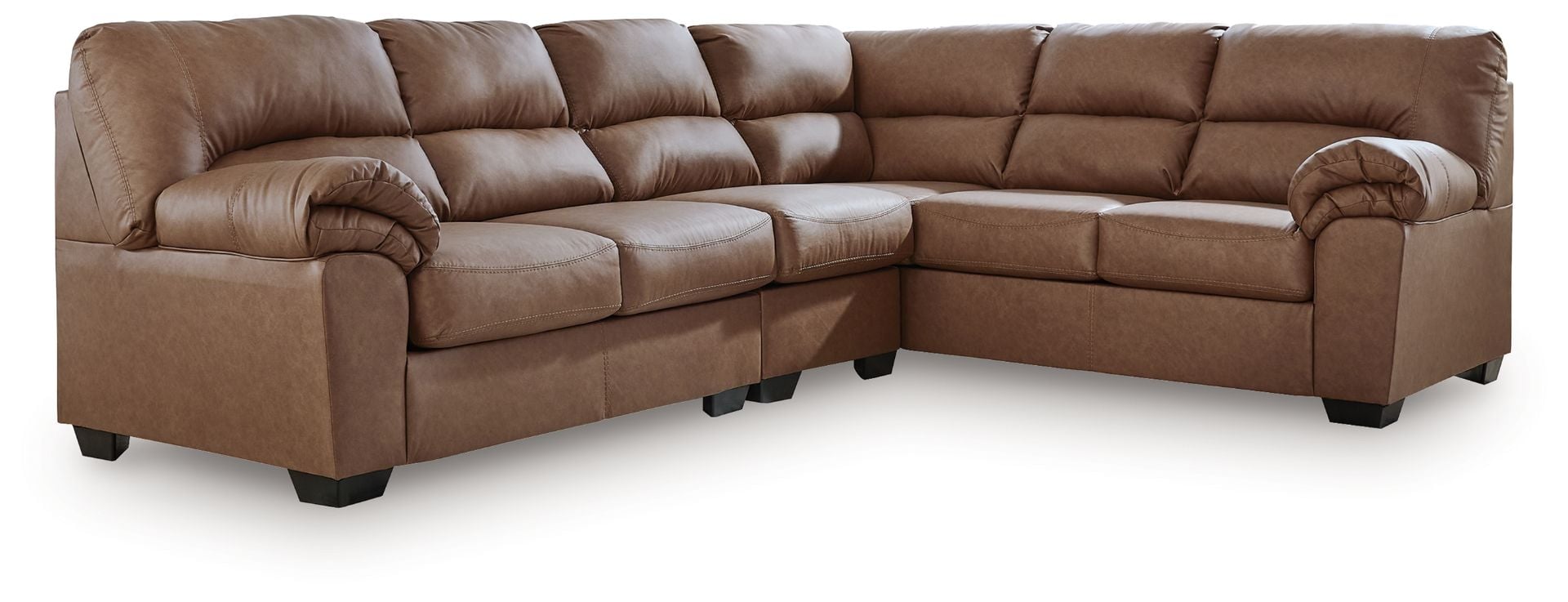 Nantahala Coffee 7 Piece Reclining Sectional with LAF Chaise TT