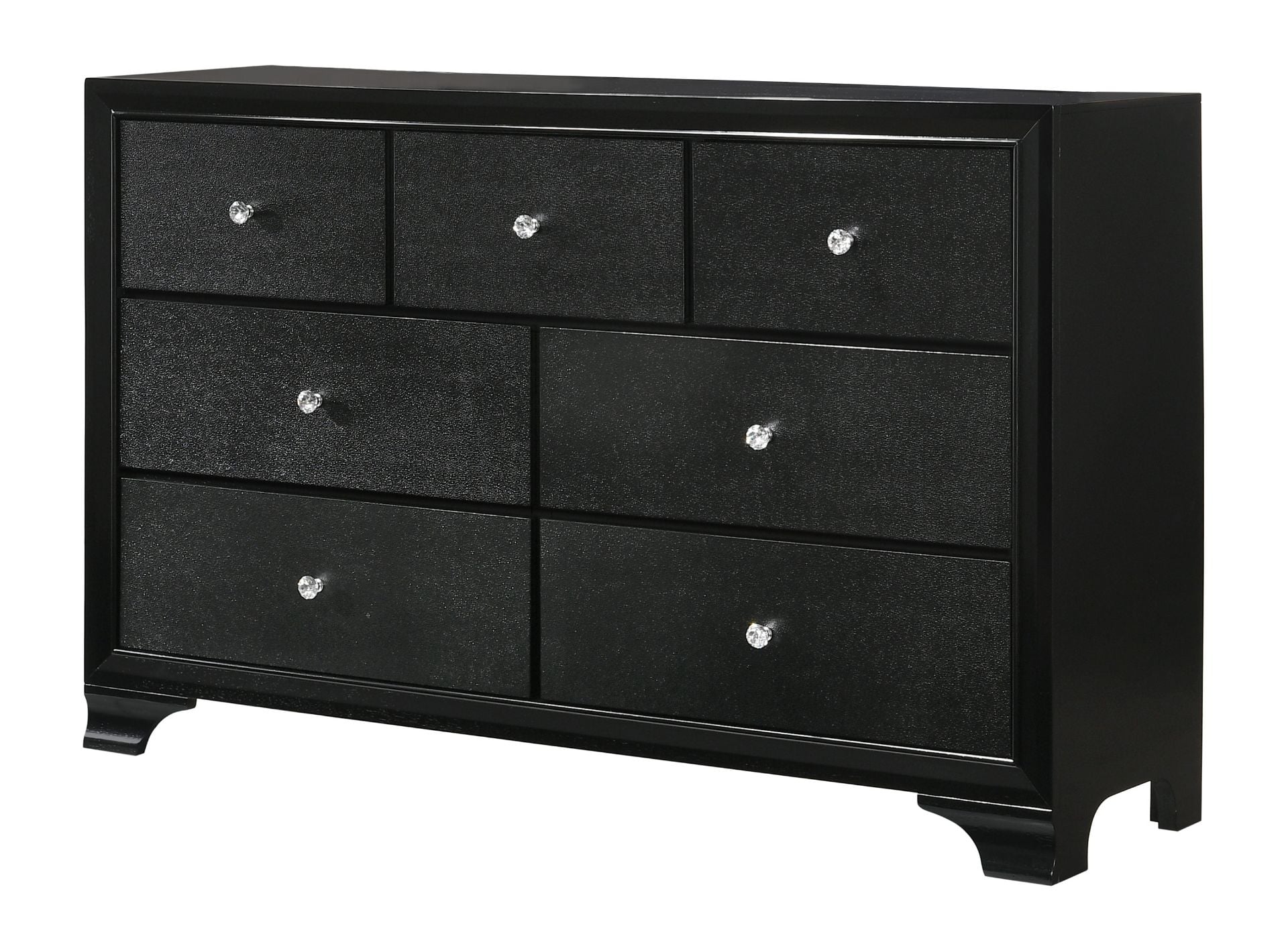 Crown Mark Micah Black Dresser | Ornate Home