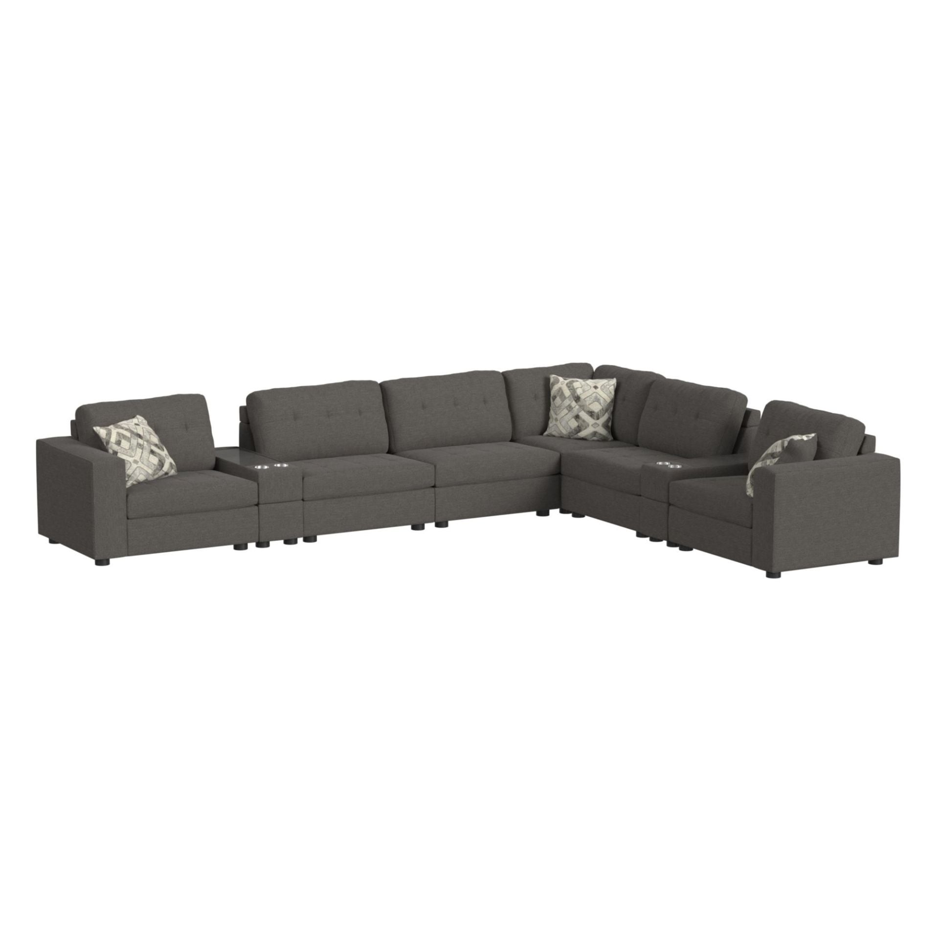 Bree Zee Five Piece Outdoor Sectional - Ashley Furniture | AFW.com